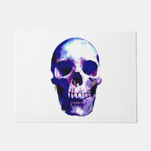 Paillasson Illustration d'art Pop Skull (Devant)