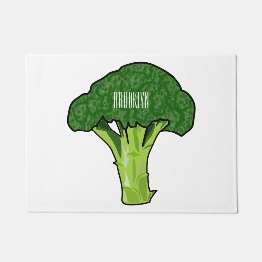 Paillasson Illustration de Broccoli (Devant)