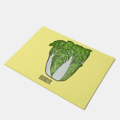 Paillasson Illustration de chou chinois (Incliné)