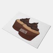 Paillasson Illustration de Cupcake (Incliné)