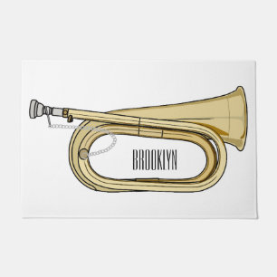 Paillasson Illustration de dessin animé Bugle