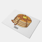 Paillasson Illustration de dessin animé de Pancake (Incliné)