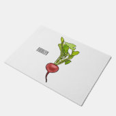 Paillasson Illustration de dessin Radish (Incliné)