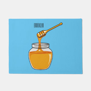Paillasson Illustration de dessin sur le miel