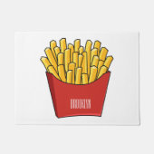 Paillasson Illustration de frites (Devant)