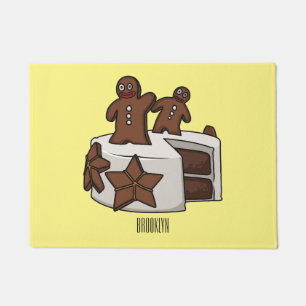 Paillasson Illustration de gâteau de pain d'épices