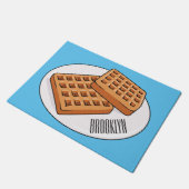 Paillasson Illustration de gaufre (Incliné)