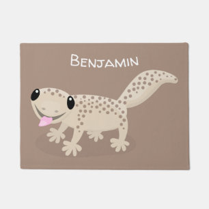 Paillasson Illustration de gecko tan tan mignon