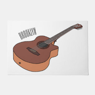 Paillasson Illustration de guitare acoustique