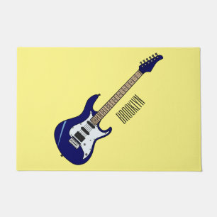Paillasson Illustration de guitare électrique