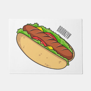 Paillasson Illustration de Hot dog
