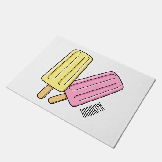 Paillasson Illustration de Ice pop (Incliné)