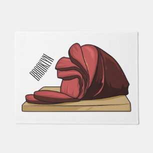 Paillasson Illustration de jambon