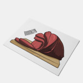 Paillasson Illustration de jambon (Incliné)