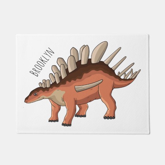 Paillasson Illustration de Kentrosaurus (Devant)