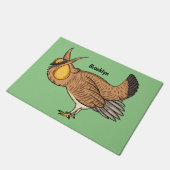 Paillasson Illustration de la bande dessinée de poulet de pra (Incliné)