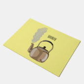 Paillasson Illustration de la bouilloire à thé ou à thé (Incliné)