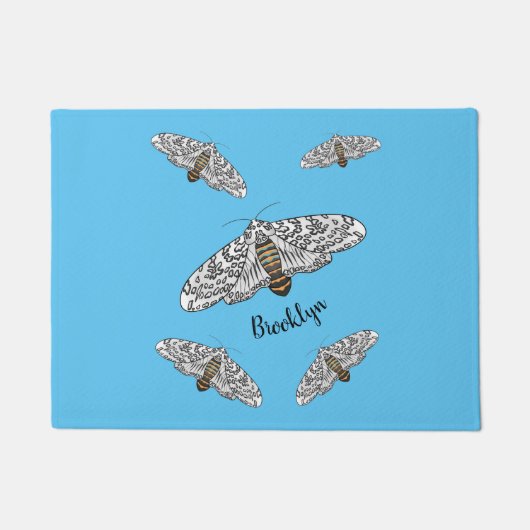 Paillasson Illustration de la papine géante léopard (Devant)