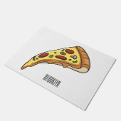 Paillasson Illustration de la pizza (Incliné)