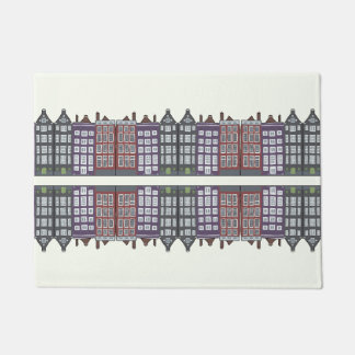 Paillasson Illustration de l'architecture d'art urbain d'Amst