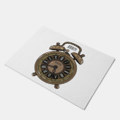 Paillasson Illustration de l'horloge d'alarme (Incliné)