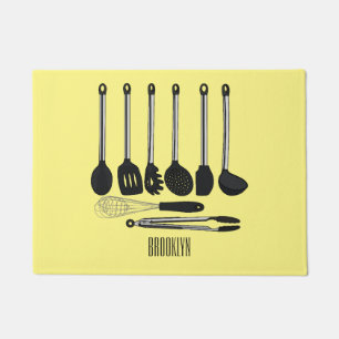 Paillasson Illustration de l'ustensile de cuisine