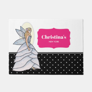 Paillasson Illustration de mode de robe de princesse fée Peta
