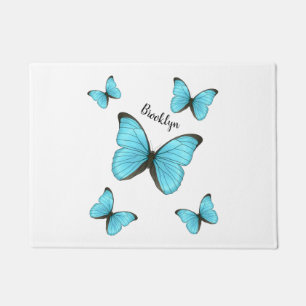 Paillasson Illustration de papillons Morpho
