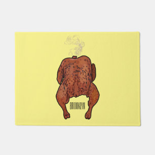 Paillasson Illustration de poulet rôti