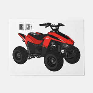 Paillasson Illustration de Quad bike atv
