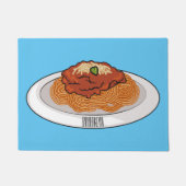 Paillasson Illustration de Spaghetti (Devant)