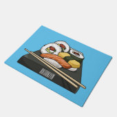 Paillasson Illustration de sushi (Incliné)