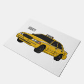 Paillasson Illustration de taxi (Incliné)