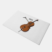 Paillasson Illustration de violoncelle (Incliné)