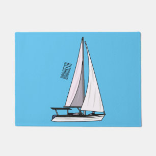 Paillasson Illustration de voilier