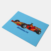 Paillasson Illustration de voitures de course à grande vitess (Incliné)