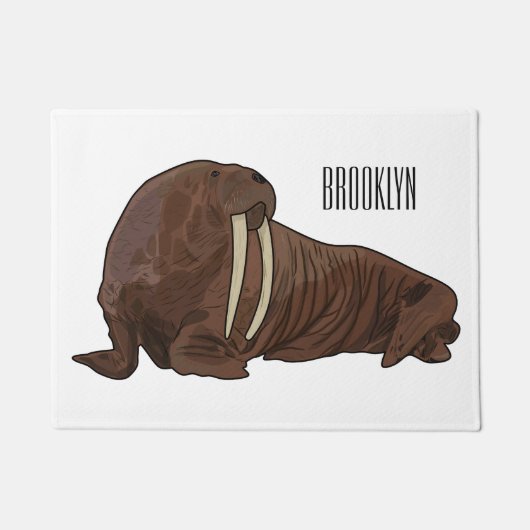 Paillasson Illustration de Walrus (Devant)