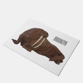 Paillasson Illustration de Walrus (Incliné)