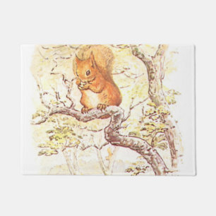 Paillasson Illustration d'écureuil Beatrix Potter