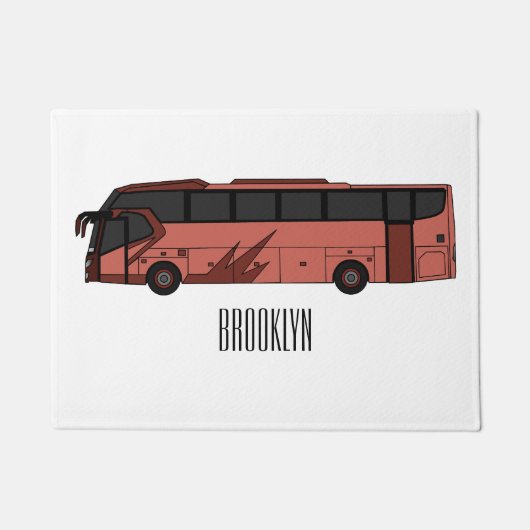 Paillasson Illustration du bus (Devant)