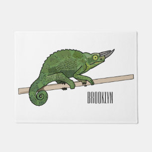 Paillasson Illustration du caméléon de Jackson
