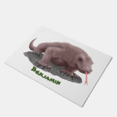 Paillasson Illustration du dragon de Komodo (Incliné)