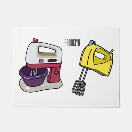 Paillasson Illustration du mixer (Devant)