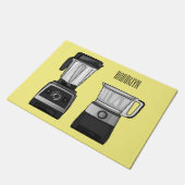 Paillasson Illustration du processeur et du mixeur alimentair (Incliné)