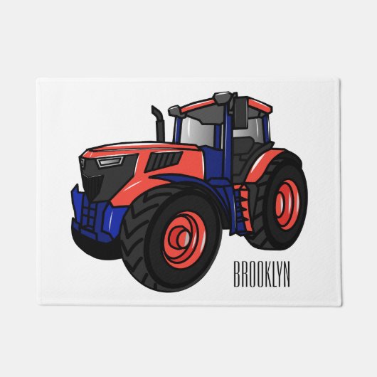 Paillasson Illustration du tracteur (Devant)