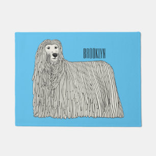 Paillasson Illustration Komondor pour chien