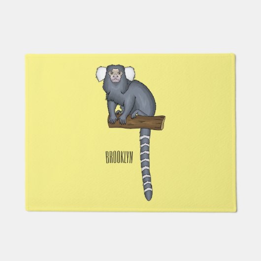 Paillasson Illustration marmoset commune (Devant)
