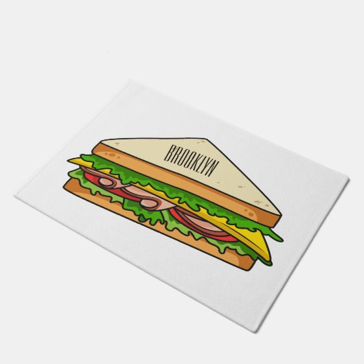 Paillasson Illustration Sandwich (Incliné)