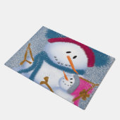 Paillasson Illustration SnowMomma Et SnowGirl (Incliné)