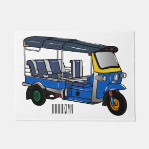 Paillasson Illustration Tuk tuk